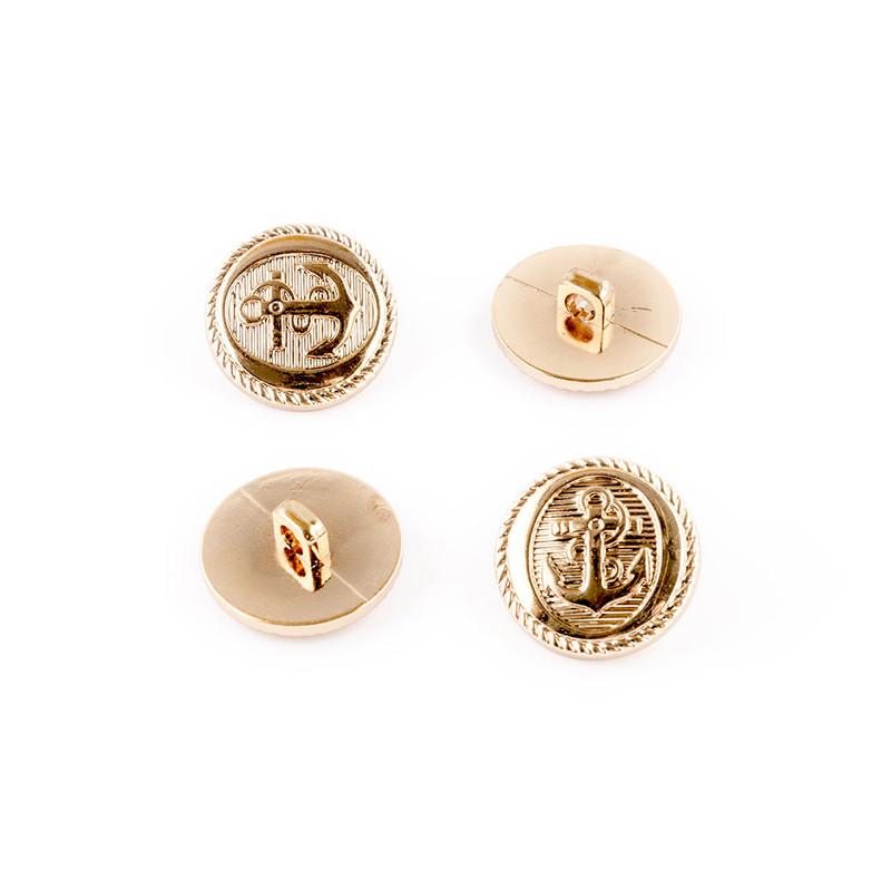 Bot&amp;oacute;n Met&amp;aacute;lico Redondo 21mm
