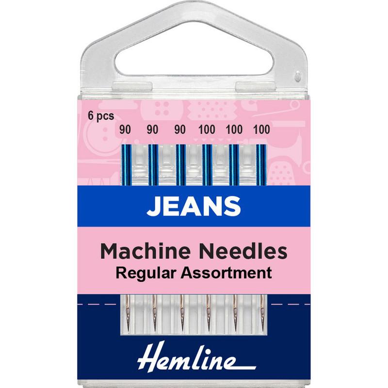 Aguja m&amp;aacute;quina denim #100/16 Hemline