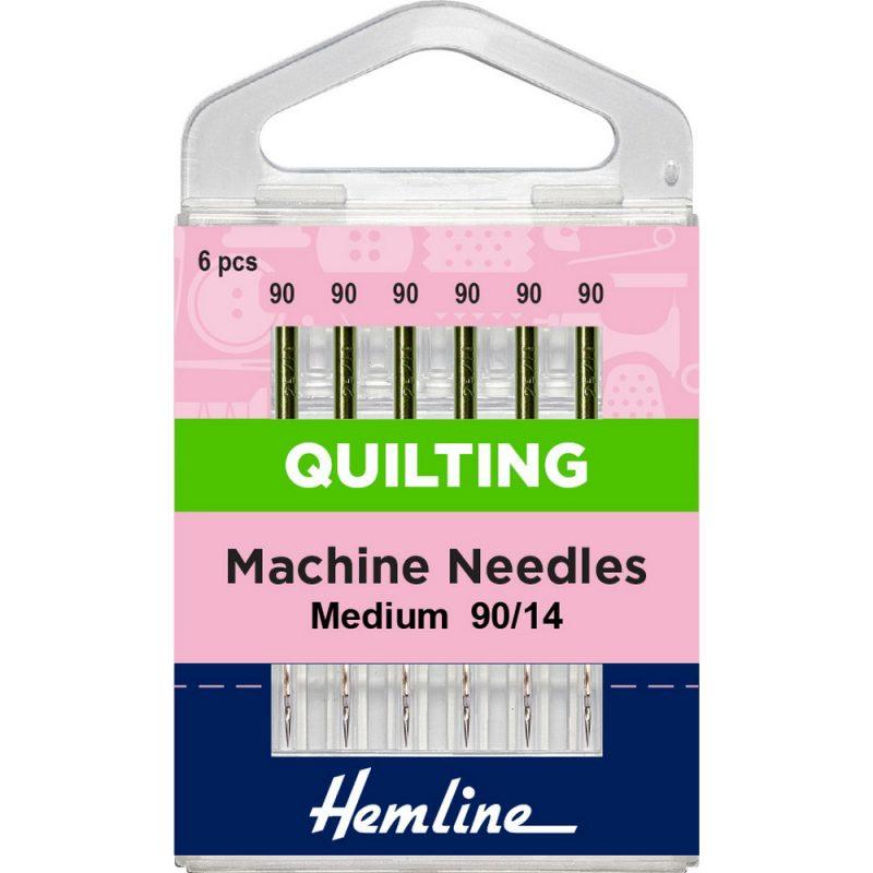 Aguja máquina quilting #90/14 Hemline