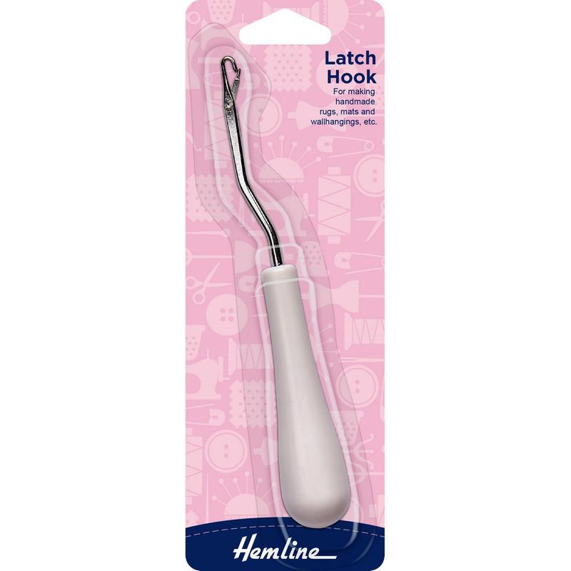 Latch hook mango blanco