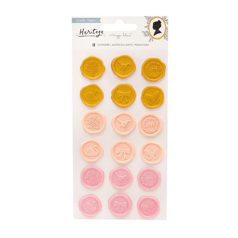 Sticker estampilla Heritage 18 un