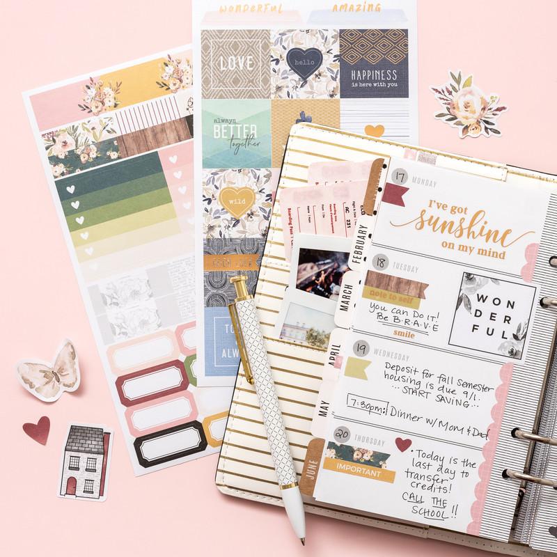AC STICKER BOOK PINK PAISLEE 30 UN