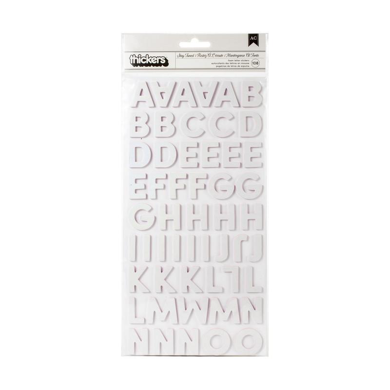 Sticker letras holográficas AC