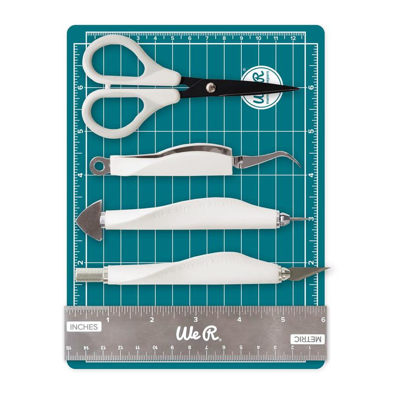 Set mini herramientas Aqua We R Memory Keepers