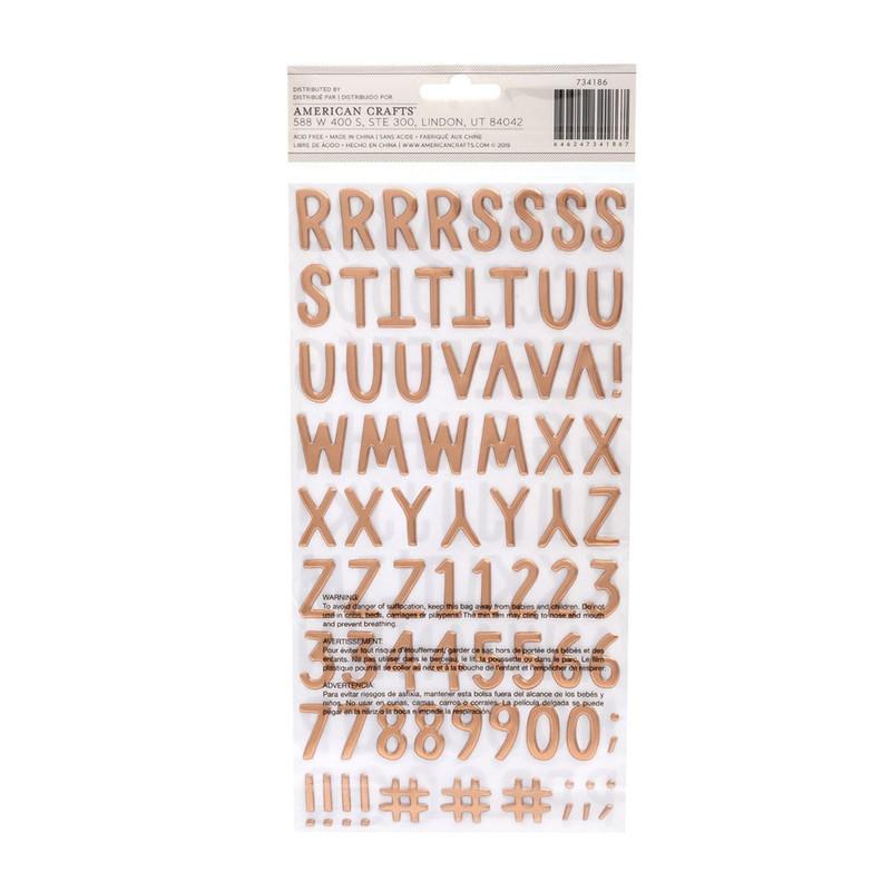 Sticker letras dorado JH 148 un