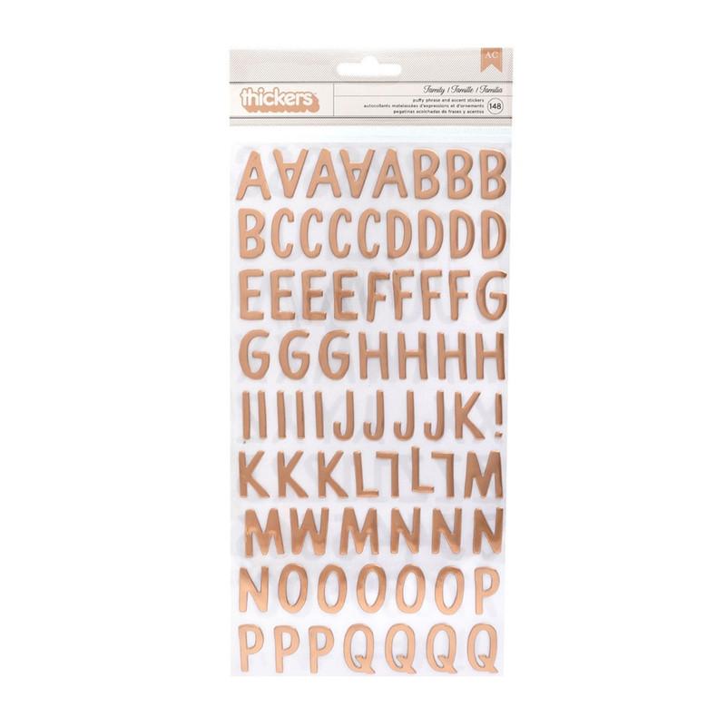 Sticker letras dorado JH 148 un