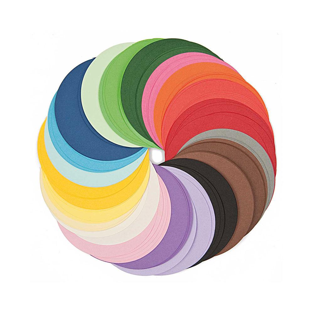 Papel Origami Colores Redondo 20 un Rico