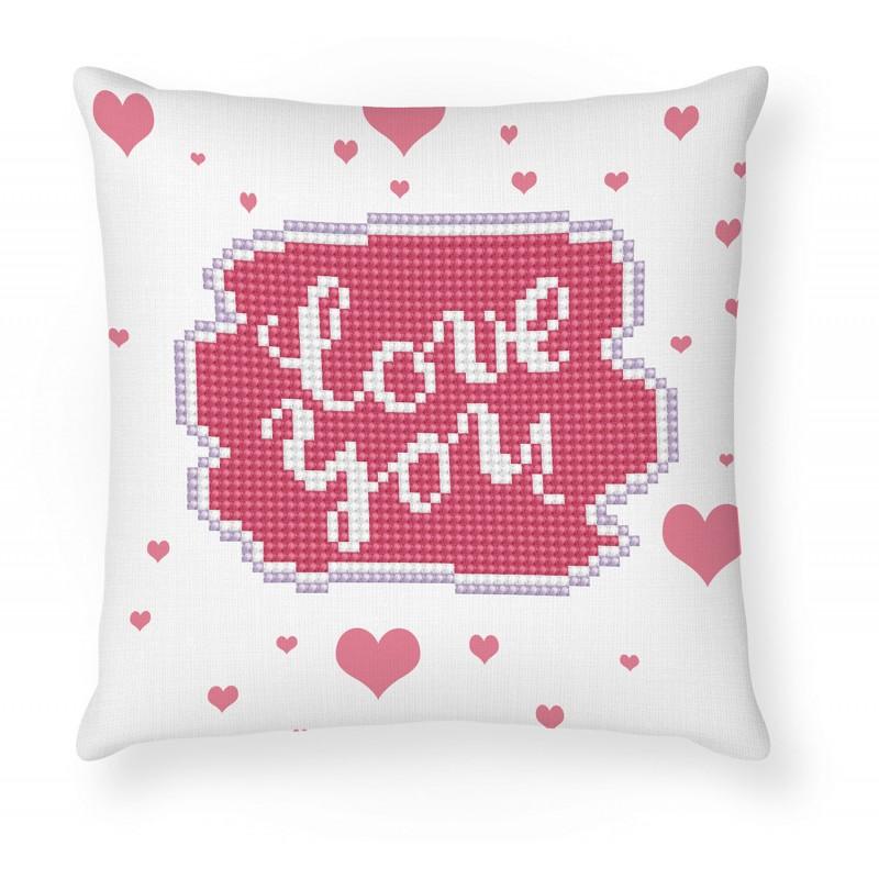 Kit d.dotz love you 18 x 18cm
