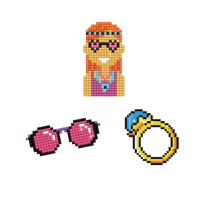 Pack stickers d.dotz cool girl 3un