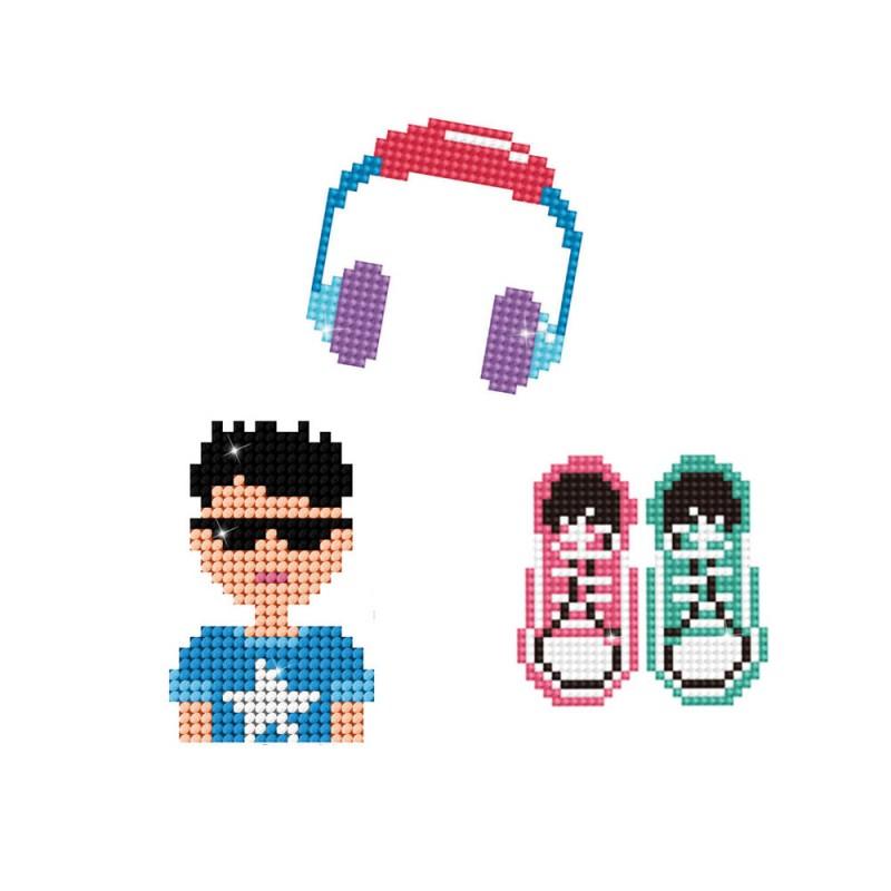 Pack stickers d.dotz cool boy 3un