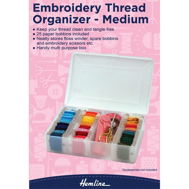 Caja organizadora hilos de bordar Hemline